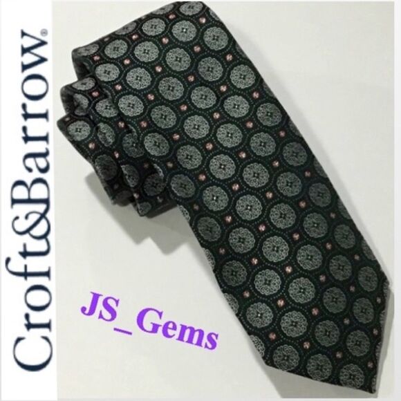 New Men Green Necktie Acce - Picture 1 of 13